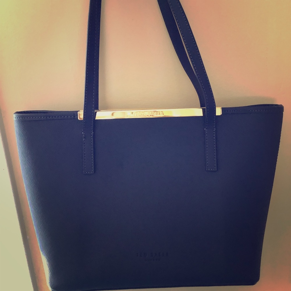 Ted Baker Leather Small Tote & Matching Clutch